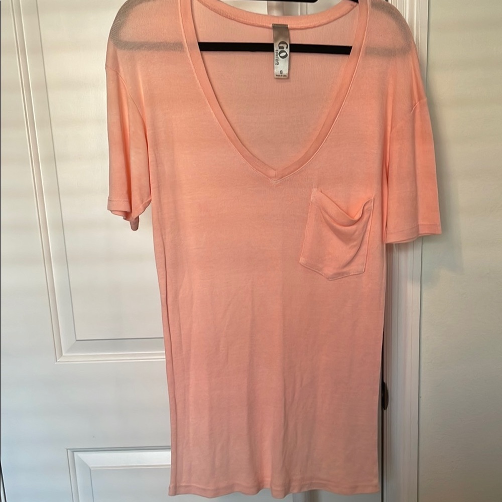 Go Couture Pink Relaxed Short Sleeve T-Shirt Nordstrom